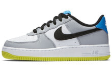 Nike Air Force 1 Low 低帮 板鞋 GS 灰白蓝 / Кроссовки Nike Air Force 1 Low GS 596728-051