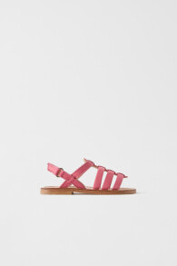 Strappy leather sandals