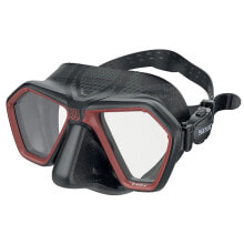 Masks and snorkels for scuba diving