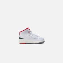 Nike TD Air Jordan 2 Retro - White / Fire Red / Fir / Sail