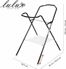 Lulu Design Stojak pod wanienkę 100 cm (czarny)