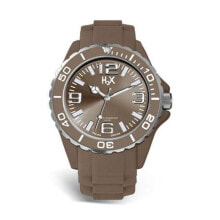 Женские наручные часы женские часы аналоговые прорезиненный коричневый браслет Haurex
