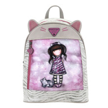 Детские рюкзаки и ранцы для школы для девочек повседневный рюкзак Gorjuss Ruby wild Серый (25,5 x 31 x 10 cm)