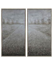 Empire Art Direct pebble Road Textured Metallic Hand Painted Wall Art by Martin Edwards, 48