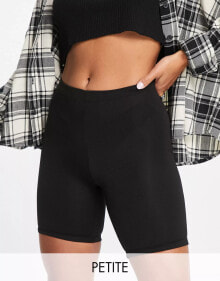 Купить женские шорты Brave Soul: Brave Soul Petite sindy legging shorts in black