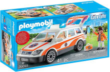 Игровые наборы набор с элементами конструктора Playmobil City Life 70050 Аварийный автомобиль с сиреной