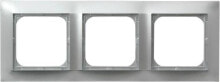 Умные розетки, выключатели и рамки ospel Triple frame Impression silver (R-3Y / 18)