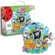 Детские развивающие пазлы roter Kafer Foam puzzles Pirates (H4910)