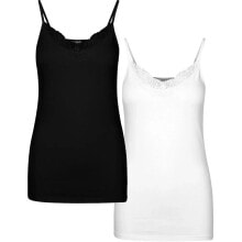 VERO MODA Inge Petite Sleeveless T-Shirt 2 Units