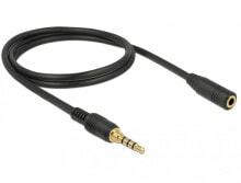 DeLOCK 85629 аудио кабель 1 m 3,5 мм Черный