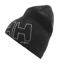 Мужская шапка серая трикотажная Helly Hansen Hat of Mikrofleece with Logo HH WW Beanie 79830 - Grey
