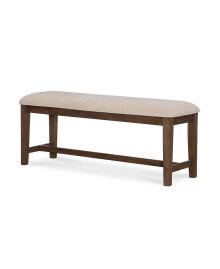 Bluffton Heights Brown Transitional Bench