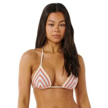 RIP CURL Santorini Crochet Sliding Triangle Bikini Top