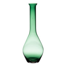 Vase Green Glass 12 x 12 x 33 cm