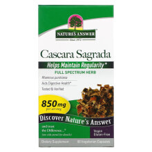 Vitamins and dietary supplements for the digestive system nature's Answer, Cascara Sagrada, 425 mg, 90 Vegetarian Capsules