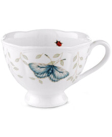 Lenox butterfly Meadow Scalloped 8 ounce Porcelain Cup