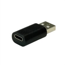 Value 12.99.2995 кабельный разъем/переходник USB Type-A USB Type-C Черный