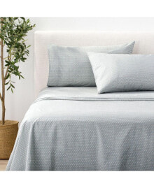 Nate Home by Nate Berkus block Print Percale Sheet Set - Twin, 3 Piece Set