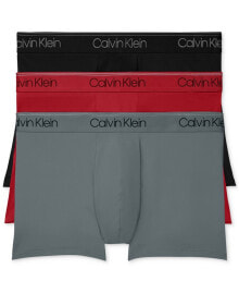 Men's 3-Pack Microfiber Stretch Low-Rise Trunks