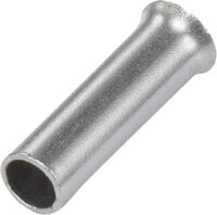 Conrad Electronic SE Conrad 1091263 - Wire end sleeve - Silver - Straight - Metallic - Copper - 1.5 mm²