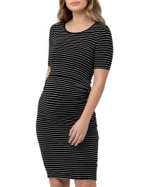 Ripe Maternity maternity Mia St Short Sleeve Nursing Dress