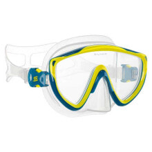 Masks and snorkels for scuba diving