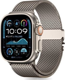 Tech-Protect TECH-PROTECT MILANO APPLE WATCH 6 / 7 / 8 / 9 / 10 / SE / ULTRA 1 / 2 (44 / 45 / 46 / 49 MM) TITANIUM