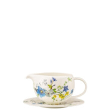 Rosenthal Brilliance Fleurs des Alpes Sauciere 2 tlg. Saucierenoberteil Saucierenunterteil 2-teilig