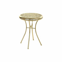 Console DKD Home Decor Golden Metal 42 x 42 x 57 cm (2 Units)