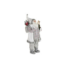 Christmas bauble DKD Home Decor Father Christmas Grey PVC Wood 60 x 50 x 124 cm