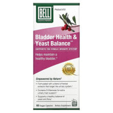 Витамины и БАДы для мочеполовой системы Bell Lifestyle, Bladder Health & Yeast Balance, 60 Veggie Capsules