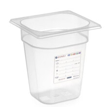 Посуда и емкости для хранения продуктов container made of polypropylene GN 1/6, height 100 mm - Hendi 880470
