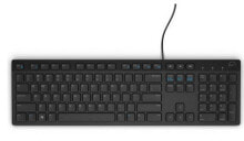 Клавиатуры DELL KB216 клавиатура QWERTY Датский Черный 580-ADGX