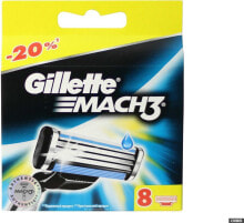 Купить мужские бритвы и лезвия Gillette: Gillette Ostrza do maszynki Mach 3 Sensitive