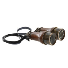 Decorative Figure DKD Home Decor Binoculars 15 x 13,5 x 5 cm Grey Brown Vintage