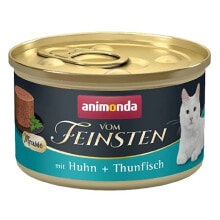 ANIMONDA Vom feinsten mousse chicken and tuna wet cat food 85g