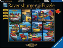Детские развивающие пазлы ravensburger Puzzle 2D 1000 elementów Na wodzie