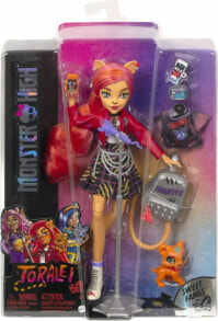 Купить куклы и пупсы для девочек Mattel: Mattel Monster High Toralei Stripes Lalka podstawowa (HHK57)