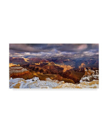 Trademark Global david Drost Snowy Grand Canyon VI Canvas Art - 15