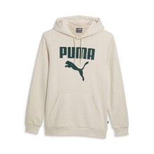 Puma Framed Up Logo Hoodie Mens Beige Casual Outerwear 67807387 купить в аутлете