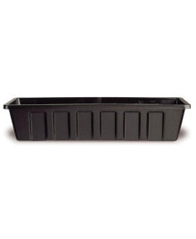 Novelty manufacturing Polypropylene Flower Box Planter/Liner, Black, 30