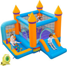 Children's inflatable complexes and trampolines