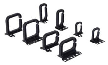 Комплектующие для телекоммуникационных шкафов и стоек Conteg Plastic cable brackets vertical 80x60 mm VO-P4-80/60