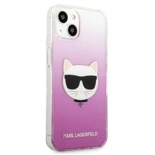 KARL LAGERFELD Klhcp13Sctrp iPhone 13 Mini 5.4 Choupette Head phone case