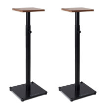 Wavebone Grand Gemini Monitor Stands (Black/Natural)