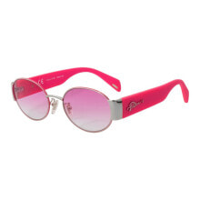 Женские солнцезащитные очки женские солнцезащитные очки розовые овальные Police SPLA18-540492  54 mm