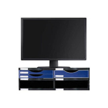 Screen Table Support Archivo 2000 polystyrene Blue Black 36 x 60 x 16,5 cm