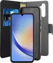 Купить чехлы для смартфонов Puro: Puro Etui PURO Wallet Detachable 2w1 Samsung Galaxy A34 5G (czarny)