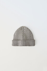 Faded knit beanie