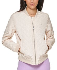 Levi's diamond Quilted Casual Bomber Jacket